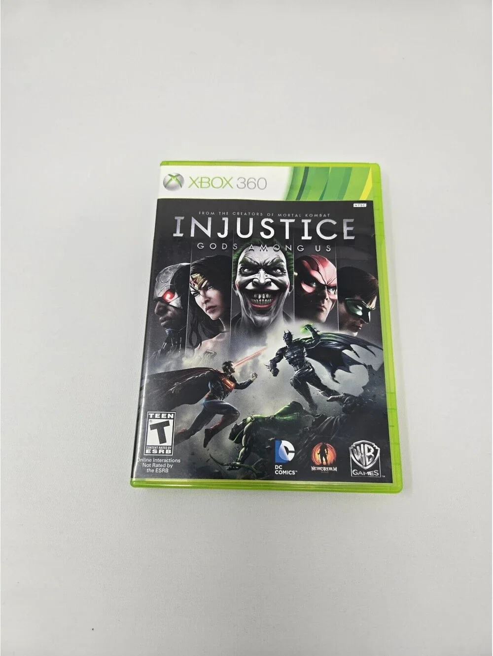 Injustice: Gods Among Us (Xbox 360, 2013) Standard Edition CIB